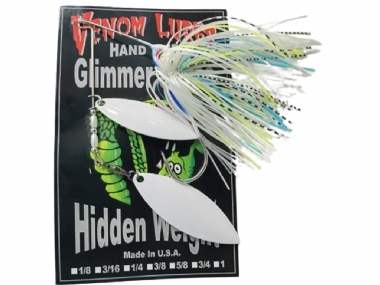 VENOM HAND TIDE GLIMMER HIDDEN WEIGHT DOUBLE WILLOW 1/2oz